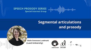 Segmental articulations and prosody  Speech Prosody Lectures [upl. by Virginia867]