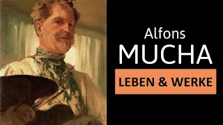 ALFONS MUCHA  Leben Werke amp Malstil  Einfach erklärt [upl. by Ynaoj895]