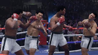 Rocky Marciano vs Muhammad Ali  Undisputed Boxing Game Player vs AI [upl. by Ettolrahc954]