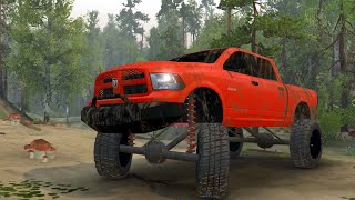 Spin Tires BIG LIFTED Dodge Ram 1500 [upl. by Zachar]