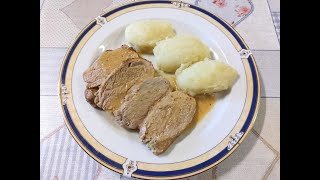 Filet mignon au four ailampmoutardeMuschiulet de porc la cuptorBaked tenderloinsЗапеченная вырезка [upl. by Isdnyl]