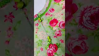 Linen dress design \ boutique style dress boutiquestyle sewing pakistanifashion ytshortsvideo [upl. by Ykcul]