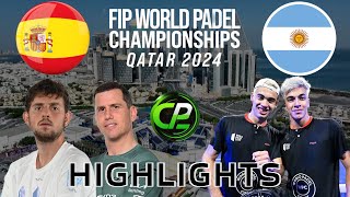 PAQUITO amp YANGUAS VS LIBAAK amp AUGSBURGER  FINAL  FIP WORLD PADEL CHAMPIONSHIPS 2024  HIGHLIGHTS [upl. by Anirac]