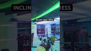 Incline chest press ❤️youtube viralshorts trending chestworkout explore yati [upl. by Adnilrev]