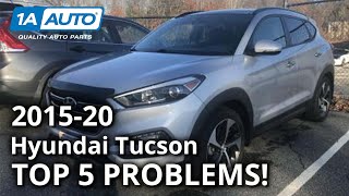 Top 5 Problems Hyundai Tucson SUV 3rd Generation 201520 [upl. by Bellina]