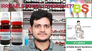 Irritable bowel syndrome Homeopathic medicine for irritable bowel syndrome explain [upl. by Sirrep]