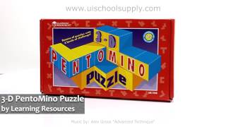 3D Pentomino Puzzle by Learning Resources  LER2240 [upl. by Asinet]