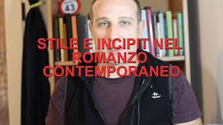 Stile narrativo nel romanzo contemporaneo 3 esempi [upl. by Sutit]