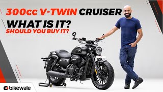 New 300cc VTWIN Cruiser  Harley Davidson Connection  Keeway V302C Review  BikeWale [upl. by Katha361]