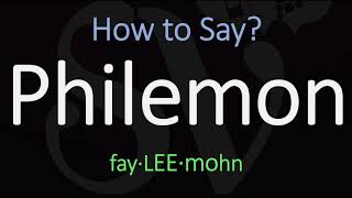 How to Pronounce Philemon CORRECTLY [upl. by Pandich]