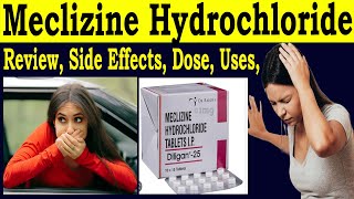 Meclizine Hydrochloride Tablets Uses in Hindi  Review meclizine 25 mg 125 mg  Side effects Dose [upl. by Sarene170]