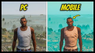 GTA Trilogy Definitive Edition Mobile vs PC  Graphics and Details Comparison [upl. by Herrmann]