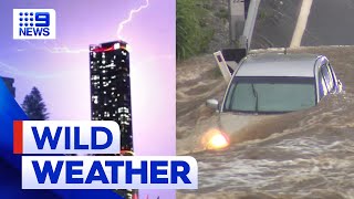 Flooding emergency hits SouthEast Queensland  9 News Australia [upl. by Imac569]