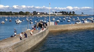 Digue de Lomener  Petit Port de Pêche et Bonne Ambiance  Bretagne  Morbihan  France [upl. by Peltz]