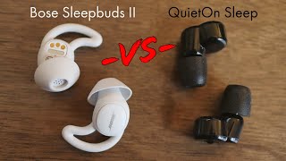 BOSE Sleepbuds 2 VS QuietOn Sleep Earbuds  Comparison Review [upl. by Durning]