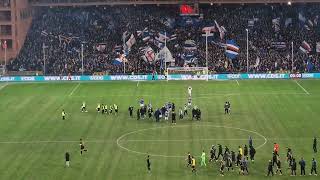 Sampdoria  Spezia  2  1  Festeggiamenti sotto la gradinata sud [upl. by Sakhuja362]