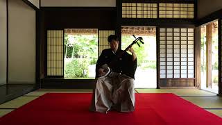 Tsugaru Shamisen using Ripple  Tsugaru Jongarabushi Kyokubiki  津軽三味線（リプル張り） 津軽じょんがら節曲弾 [upl. by Shing]