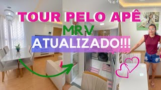 Tour Atualizado pelo nosso apartamento MRV  Um sonho de apartamento 💕Nossoape304mrv [upl. by Nnyloj]