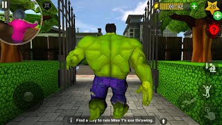 HULK Enter In Miss T House  Scary Teacher 3D New Prank Funny Android game [upl. by Fenner]