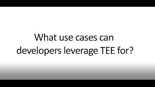Developing trusted applications in the Trusted Execution Environment TEE [upl. by Gross705]