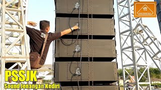 Sound Queen Loading Line Array dan Sub Danley  PSSJK Kediri 2019 [upl. by Attiuqihc]