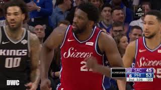 Willie CauleyStein VS Joel Embiid Defensive Duel March 15 2019 [upl. by Blakely]