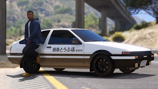 Initial D 1st stage opening in GTA 5 [upl. by Elwyn]