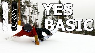 YES Basic Snowboard Review [upl. by Ytinirt]