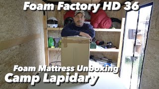 Foam Factory HD36 Foam Mattress Unboxing [upl. by Vadim710]