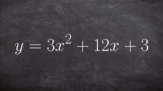 Find the axis of symmetry and your vertex [upl. by Enilhtak]