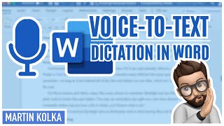 How to Use Dictation in Word [upl. by Repmek]