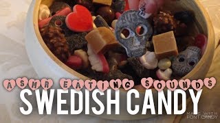 ♡ SWEDISH CANDY ♡ with salmiakki  salted liquorice  ASMR Relaxing Eating Sounds [upl. by Fesoy]