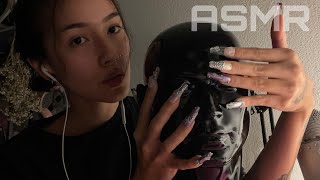 ASMR ☆ LONG NAILS TRIGGERS nail sounds tapping mic scratching [upl. by Warms]