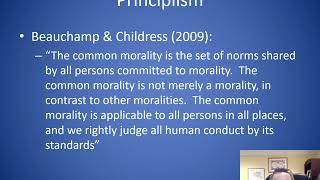 2 MB 8 Ethics Bioethics and Principlism video [upl. by Mellins164]