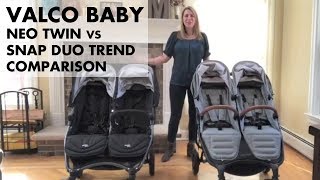 Valco Neo Twin vs Snap Duo Trend Double Stroller  Full Review [upl. by Oriole]