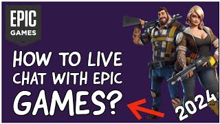 How to Live Chat with Epic Games [upl. by Kermy]