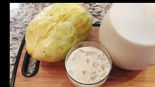 How to make Barbadine  GIANT Granadilla PunchSmoothie super Delicious amp Easy Part 1 of 2 Series [upl. by Eah397]