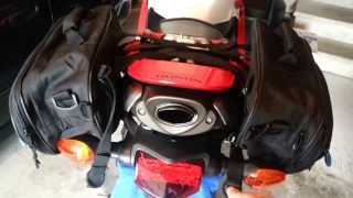 Review and install oxford sport panniers tail bags CBR600RR [upl. by Bueschel]