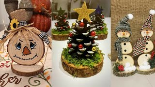 Top 50Adorable Snowman DIY Wooden Christmas Ornaments Ideas For The Tree [upl. by Nasus]