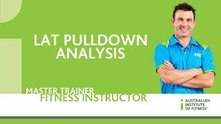 Lat Pulldown Analysis [upl. by Otes]