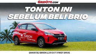 Daihatsu Sirion 2022 fitur baru dan CVT bikin Honda Brio worry  First Drive  GridOto [upl. by Mya154]