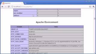 Beginner PHP Tutorial  6  The phpinfo Function [upl. by Greiner]