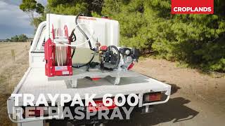 Croplands TrayPak 600 with RetraSpray Reel [upl. by Vashtee]