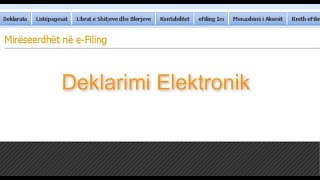 Deklarimi Elektronik [upl. by Tra]