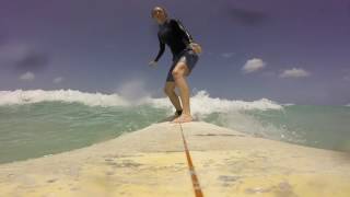 Dover Beach Barbados Surfing Lessons [upl. by Nelad]