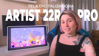 ✨ Tela Digitalizadora Artist 22R Pro da XPPen  Unbox amp Review [upl. by Orodoet516]