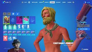 CASTAWAY JONESY Skin Gameplay [upl. by Bonilla]