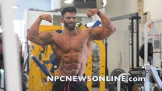 Sergi Constance Posing At The NPC Photo Gym for NPC news online [upl. by Marelda]