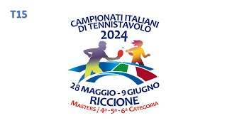 Campionati Italiani di Categoria 2024  050624  T15 [upl. by Parhe294]