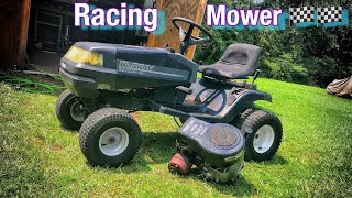 How to Brace a Racing Mower Frame [upl. by Ranitta]